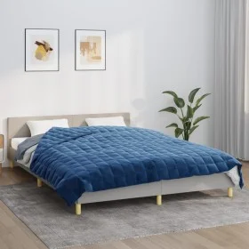 Weighted blanket in blue fabric 220x240 cm 15 kg by vidaXL, Blankets - Ref: Foro24-3154864, Price: 121,41 €, Discount: %
