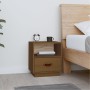 Mesita de noche madera maciza de pino marrón miel 40x34x45 cm de vidaXL, Mesitas de noche - Ref: Foro24-818301, Precio: 39,64 €