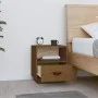 Mesita de noche madera maciza de pino marrón miel 40x34x45 cm de vidaXL, Mesitas de noche - Ref: Foro24-818301, Precio: 39,64...