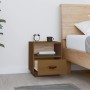 Mesita de noche madera maciza de pino marrón miel 40x34x45 cm de vidaXL, Mesitas de noche - Ref: Foro24-818301, Precio: 39,64 €