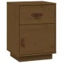 Nachttisch aus massivem honigbraunem Kiefernholz, 40 x 34 x 55 cm von vidaXL, Nachttische - Ref: Foro24-818311, Preis: 42,37 ...