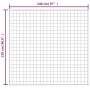 Gewichtsdecke aus grauem Stoff, 220 x 240 cm, 15 kg von vidaXL, Decken - Ref: Foro24-3154846, Preis: 84,00 €, Rabatt: %