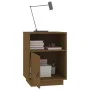 Solid pine wood honey brown bedside table 40x34x55 cm by vidaXL, Nightstands - Ref: Foro24-818321, Price: 55,47 €, Discount: %