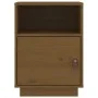 Solid pine wood honey brown bedside table 40x34x55 cm by vidaXL, Nightstands - Ref: Foro24-818321, Price: 55,47 €, Discount: %