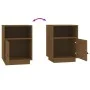 Solid pine wood honey brown bedside table 40x34x55 cm by vidaXL, Nightstands - Ref: Foro24-818321, Price: 55,47 €, Discount: %