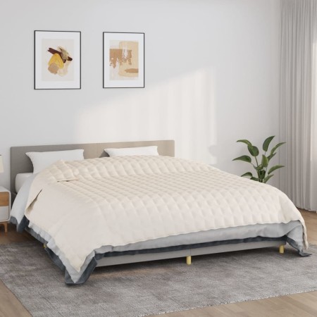 Gewichtsdecke aus hellcremefarbenem Stoff, 220 x 260 cm, 11 kg von vidaXL, Decken - Ref: Foro24-350766, Preis: 97,94 €, Rabat...