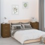 Nachttische 2 Stück Zirbenholz honigbraun 40x40x75 cm von vidaXL, Nachttische - Ref: Foro24-818342, Preis: 166,04 €, Rabatt: %