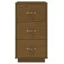 Mesitas de noche 2 uds madera de pino marrón miel 40x40x75 cm de vidaXL, Mesitas de noche - Ref: Foro24-818342, Precio: 163,8...