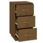 Mesitas de noche 2 uds madera de pino marrón miel 40x40x75 cm de vidaXL, Mesitas de noche - Ref: Foro24-818342, Precio: 163,8...