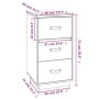 Nachttische 2 Stück Zirbenholz honigbraun 40x40x75 cm von vidaXL, Nachttische - Ref: Foro24-818342, Preis: 166,04 €, Rabatt: %
