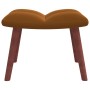 Brown velvet rocking chair with footrest by vidaXL, Rocking chairs - Ref: Foro24-328158, Price: 189,62 €, Discount: %