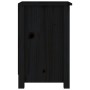 2 solid black pine wood bedside tables 40x35x55 cm by vidaXL, Nightstands - Ref: Foro24-820965, Price: 68,35 €, Discount: %