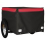 Schwarz-roter Fahrradanhänger aus Eisen, 45 kg von vidaXL, Fahrradanhänger - Ref: Foro24-94090, Preis: 95,40 €, Rabatt: %