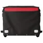 Remolque para bicicleta hierro negro y rojo 45 kg de vidaXL, Remolques para bicicletas - Ref: Foro24-94090, Precio: 95,05 €, ...
