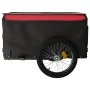 Remolque para bicicleta hierro negro y rojo 45 kg de vidaXL, Remolques para bicicletas - Ref: Foro24-94090, Precio: 95,05 €, ...
