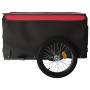 Schwarz-roter Fahrradanhänger aus Eisen, 45 kg von vidaXL, Fahrradanhänger - Ref: Foro24-94090, Preis: 95,40 €, Rabatt: %
