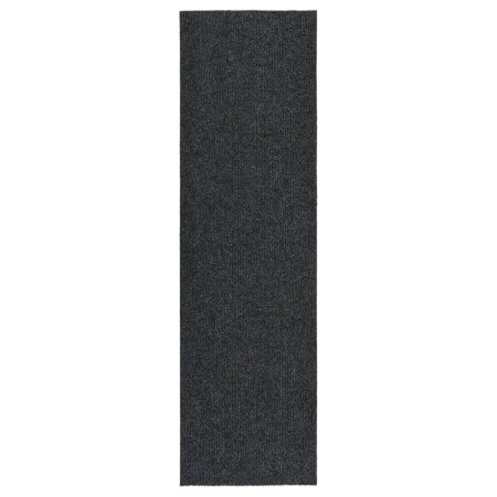 Alfombra de pasillo atrapa suciedad 100x350 cm gris antracita en Alfombras | Comprar online en Foro24