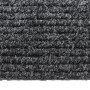 Alfombra de pasillo atrapa suciedad 100x500 cm antracita
