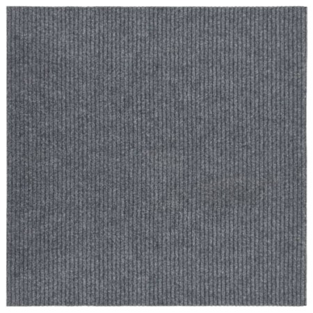 Alfombra felpudo atrapasuciedad gris 100x100 cm