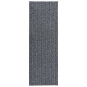 Alfombra de pasillo atrapa suciedad 100x350 cm gris