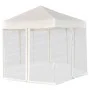 Sechseckiges Faltzelt 6 Wände cremeweiß 3,6x3,1m von vidaXL, Zelte und Pavillons - Ref: Foro24-42109, Preis: 223,69 €, Rabatt: %