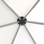 Sechseckiges Faltzelt 6 Wände cremeweiß 3,6x3,1m von vidaXL, Zelte und Pavillons - Ref: Foro24-42109, Preis: 218,95 €, Rabatt: %