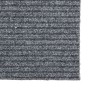 Alfombra de pasillo atrapa suciedad 100x400 cm gris