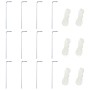 Sechseckiges Faltzelt 6 Wände cremeweiß 3,6x3,1m von vidaXL, Zelte und Pavillons - Ref: Foro24-42109, Preis: 218,95 €, Rabatt: %