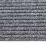 Alfombra de pasillo atrapa suciedad 100x400 cm gris