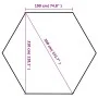 Hexagonal pop-up tent with 6 walls in cream white, 3.6x3.1m by vidaXL, Tents and gazebos - Ref: Foro24-42109, Price: 223,69 €...