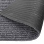 Alfombra de pasillo atrapa suciedad 100x400 cm gris