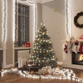 Cluster-Lichtleiste mit 2000 kaltweißen PVC-LEDs 17 m von vidaXL, Weihnachtsbeleuchtung - Ref: Foro24-343245, Preis: 66,25 €,...