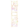 Folding figure of Santa Claus on ladder with 552 LEDs 50x200 cm by vidaXL, Christmas lights - Ref: Foro24-343291, Price: 102,...