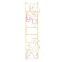 Folding figure of Santa Claus on ladder with 552 LEDs 50x200 cm by vidaXL, Christmas lights - Ref: Foro24-343291, Price: 100,...