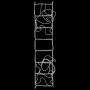 Folding figure of Santa Claus on ladder with 552 LEDs 50x200 cm by vidaXL, Christmas lights - Ref: Foro24-343291, Price: 102,...