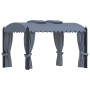 Pavillon mit anthrazitgrauen Stahlvorhängen 3x4 m von vidaXL, Zelte und Pavillons - Ref: Foro24-48056, Preis: 806,49 €, Rabat...