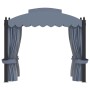 Pavillon mit anthrazitgrauen Stahlvorhängen 3x4 m von vidaXL, Zelte und Pavillons - Ref: Foro24-48056, Preis: 806,49 €, Rabat...