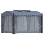 Pavillon mit anthrazitgrauen Stahlvorhängen 3x4 m von vidaXL, Zelte und Pavillons - Ref: Foro24-48056, Preis: 821,37 €, Rabat...