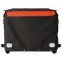 Schwarz-orangefarbener Fahrradanhänger aus Eisen, 45 kg von vidaXL, Fahrradanhänger - Ref: Foro24-94089, Preis: 93,35 €, Raba...