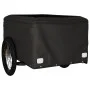 Schwarz-orangefarbener Fahrradanhänger aus Eisen, 45 kg von vidaXL, Fahrradanhänger - Ref: Foro24-94089, Preis: 93,35 €, Raba...