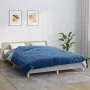Manta con peso tela azul 200x220 cm 9 kg de vidaXL, Mantas - Ref: Foro24-3154857, Precio: 100,96 €, Descuento: %