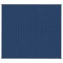 Manta con peso tela azul 200x220 cm 9 kg de vidaXL, Mantas - Ref: Foro24-3154857, Precio: 100,96 €, Descuento: %