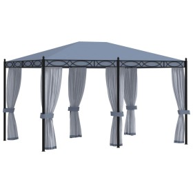 Pavillon mit anthrazitgrauen Stahlgittern 3x4 m von vidaXL, Zelte und Pavillons - Ref: Foro24-48057, Preis: 506,49 €, Rabatt: %