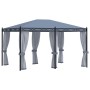 Gazebo with anthracite gray steel mesh screens 3x4 m by vidaXL, Tents and gazebos - Ref: Foro24-48057, Price: 506,49 €, Disco...