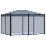 Gazebo with anthracite gray steel mesh screens 3x4 m by vidaXL, Tents and gazebos - Ref: Foro24-48057, Price: 506,49 €, Disco...