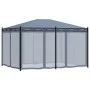 Gazebo with anthracite gray steel mesh screens 3x4 m by vidaXL, Tents and gazebos - Ref: Foro24-48057, Price: 496,43 €, Disco...