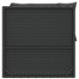 Garden set with cushions 4 pieces black synthetic rattan by vidaXL, Garden sets - Ref: Foro24-319598, Price: 325,90 €, Discou...