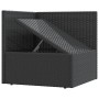 Garden set with cushions 4 pieces black synthetic rattan by vidaXL, Garden sets - Ref: Foro24-319598, Price: 325,90 €, Discou...
