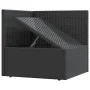 Garden set with cushions 4 pieces black synthetic rattan by vidaXL, Garden sets - Ref: Foro24-319598, Price: 429,44 €, Discou...