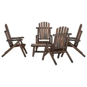 Garden furniture set 5 pieces solid fir wood by vidaXL, Garden sets - Ref: Foro24-3185520, Price: 576,82 €, Discount: %
